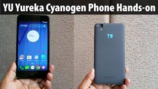 Yu Yureka Unboxing amp Handson Review Micromax made Cyanogen Phone [upl. by Schreib]