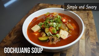 This Gochujang Soup Tastes So Clean amp Comforting  Easy 15 Minute Recipe [upl. by Otte381]