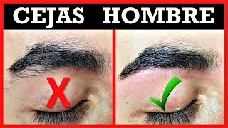 como DEPILAR las CEJAS en un HOMBRE  cejas PERFECTAS para HOMBRE [upl. by Symons]