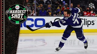 2022 NHL All Star Skills Competition Hardest Shot [upl. by Naol]