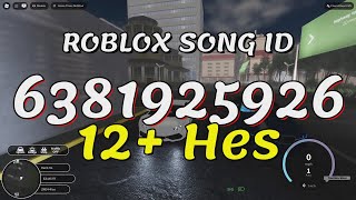 12 Hes Roblox Song IDsCodes [upl. by Yevi505]