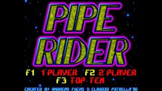 Pipe Rider Review for the Commodore Amiga by John Gage [upl. by Llenrap]