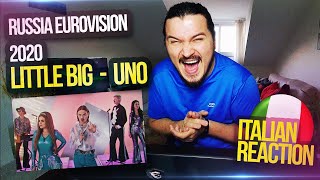 RUSSIA EUROVISION 2020 REACTION ITALIANA Little Big  UNO HANNO SPACCATO DI BRUTTO [upl. by Yekcin]