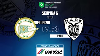 EURO CUP Skupina G  Ortigia vs Paok  Kranj 2024 [upl. by Jobina836]