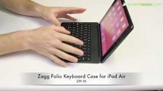 Zagg Folio iPad Air Keyboard Case Review [upl. by Anilas]