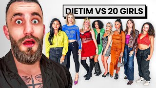 SNAPKING Dietim vs 20 girls [upl. by Oicatsana]