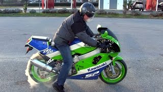 TEST Kawasaki ZXR400 Sport Production year 1990 Vs Kawasaki ZXR 400 year 1991 [upl. by Sinegold]