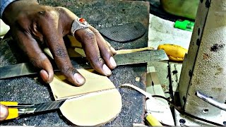 Crafting Durable Rubber Heel Caps A MustWatch Shoe Making Tutorial  diy [upl. by Hilaria]