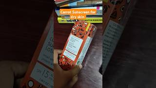 Aroma magic Carrotsunscreen सनस्क्रीन review 🧴sunscreen skincareytshorts trendingshorts [upl. by Ssirk]