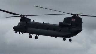 Superb Chinook display full of action at RIAT 2024 [upl. by Idarb80]