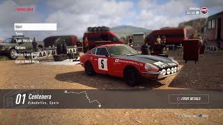 Dirt Rally 20 Carrier Rally Spain Stage 14 Datsun 240Z Logitech G923 [upl. by Vas361]