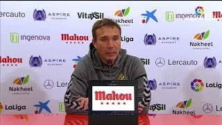 Rueda de prensa de Rodri tras el Cultural Leonesa vs Nàstic 20 [upl. by Bathsheba964]