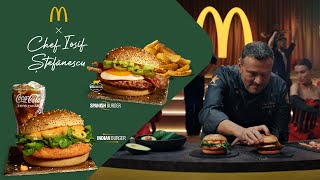 McDonald’s x Chef Iosif Ștefănescu Premium Burgers [upl. by Yahska659]