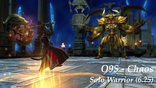 FFXIV  Alphascape V10 Savage  O9S  Solo WAR  625 [upl. by Ahsiral]