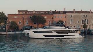 Luxury Flybridge Yacht  Ferretti Yachts 1000 Premiere in Venice [upl. by Casaleggio768]