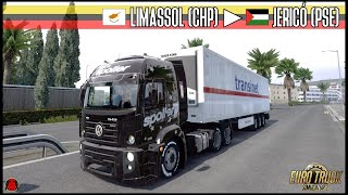 Euro Truck Simulator 2 Volkswagen de Limassol para Jericó 🇨🇾 🇵🇸  Carga Melancias Bao Ritcho [upl. by Honeywell]