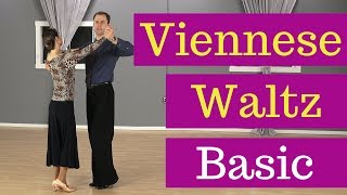 Viennese Waltz Basic Steps The Box Step [upl. by Ytissahc]