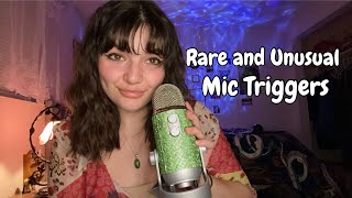 ASMR  Rare and Unusual Mic Triggers Fast Mouth Sounds Rambles Hair On Mic Mic Gripping and [upl. by Francesca160]