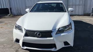 2015 Lexus GS 350 F Sport Walk Around and Start [upl. by Godding20]