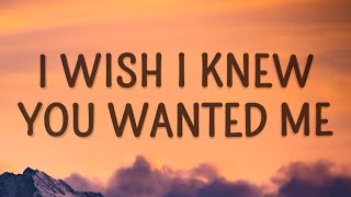 Steve Lacy  I wish I knew you wanted me Bad Habit Lyrics [upl. by Toft]