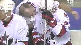 Joe Sakic Goal  2002 Gold Medal Game Canada vs USA [upl. by Enajharas671]