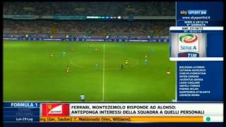 Zuniga salta al coro quotChi non salta juventino èquot durante NapoliGalatasaray [upl. by Enaitsirhc]