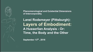 Lanei Rodemeyer Layers of Embodiment A Husserlian Analysis Or Time the Body and the Other [upl. by Llenyt126]