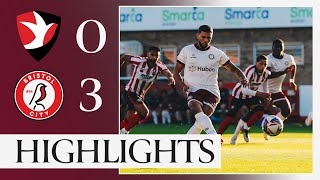 Armstrong scores in 40 seconds  Cheltenham Town 03 Bristol City  Highlights [upl. by Enidualc]