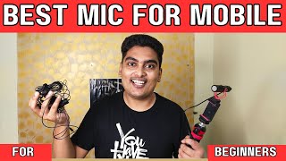 Best Mic for YouTube Videos 2024  Best Microphone to shoot YouTube Videos with Mobile [upl. by Hola]