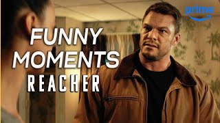 Reacher Making Us Laugh For 10 Minutes  REACHER Season 2  Prime Video [upl. by Dadivitan]