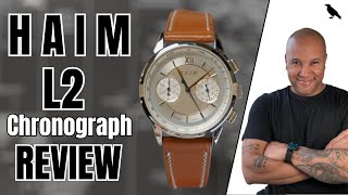 HAIM L2 Chronograph Watch Review Ref 0031 SHE JUST MIGHT STEAL YOUR HEART [upl. by Lledner169]