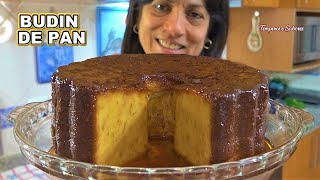 DELICIOSO BUDIN DE PAN ECOMÓMICO FACIL Y SIN HORNO SOLO 5 INGREDIENTES [upl. by Hanikas454]