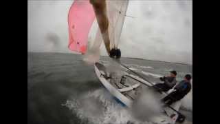 RS200 Windy Dinghy Sailing on GoPro [upl. by Eamaj]