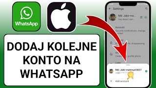 Jak dodać „inne konto” w WhatsApp na iPhonea i iOS [upl. by Yma836]