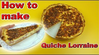 How to make Quiche Lorraine  Kako napraviti Quiche Lorraine  Recept [upl. by Dogs260]