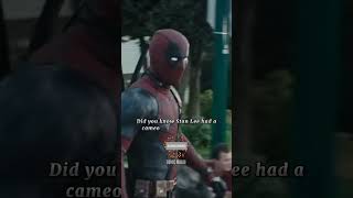 DID YOU KNOW STAN LEES CAMEO IN THE DEADPOOL 2  DEADPOOL  STAN LEE  deadpool mcu shorts [upl. by Aryajay]