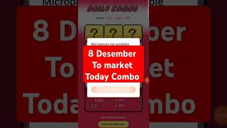 8 Desember Tomarket Daily combo  Tomato  8 Desember Tomato daily combo Tomarket combo Today [upl. by Wasson]