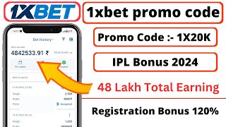 1xbet promo code  1xbet promo code for registration  1xbet promo code 2024 [upl. by Conni771]