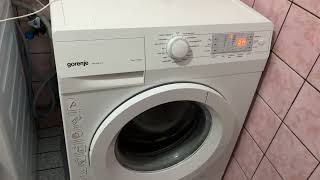 Gorenje SensoCare WA744L  Final Spin 1400rpm At 011 On Display [upl. by Musette]