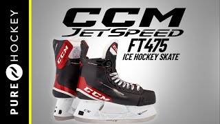 CCM JetSpeed FT475 Hockey Skates  Product Review [upl. by Lawlor]