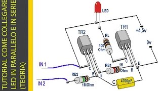 TUTORIAL COME COLLEGARE I LED IN PARALLELO E IN SERIE TEORIA [upl. by Jeunesse933]
