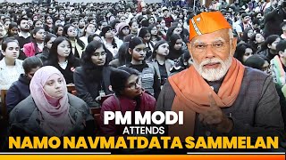 LIVE Prime Minister Narendra Modi attends Namo Navmatdata Sammelan [upl. by Yeta514]