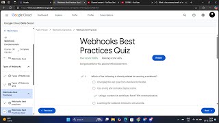 Webhooks Best Practices Quiz  Arcade [upl. by Santini]