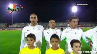 lhymne kassaman lors du match AlgerieLibye  HD [upl. by Noam]