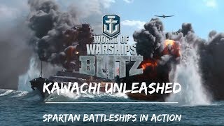 WOWS Blitz  Kawachi unleashed [upl. by Geiger]