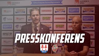 Presskonferens Timrå IK  MoDo Hockey [upl. by Ahserb]