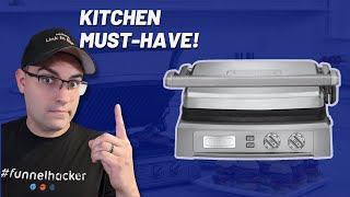 Cuisinart Deluxe Electric Griddler Review [upl. by Hpeosj]