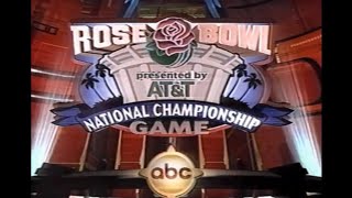 2002 Rose Bowl Game Nebraska vs Miami Opening [upl. by Gwenette115]