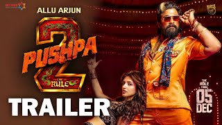 Pushpa 2  The Rule  Official Trailer  Allu Arjun  Sukumar  Rashmika  Fahadh Faasil New Updates [upl. by Yvel]