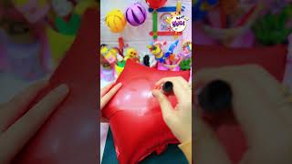 طريقه سهله للكتابه ع البالون 🎈اختراع shorts diy recycling craft art ideas fyp [upl. by Aisatan]